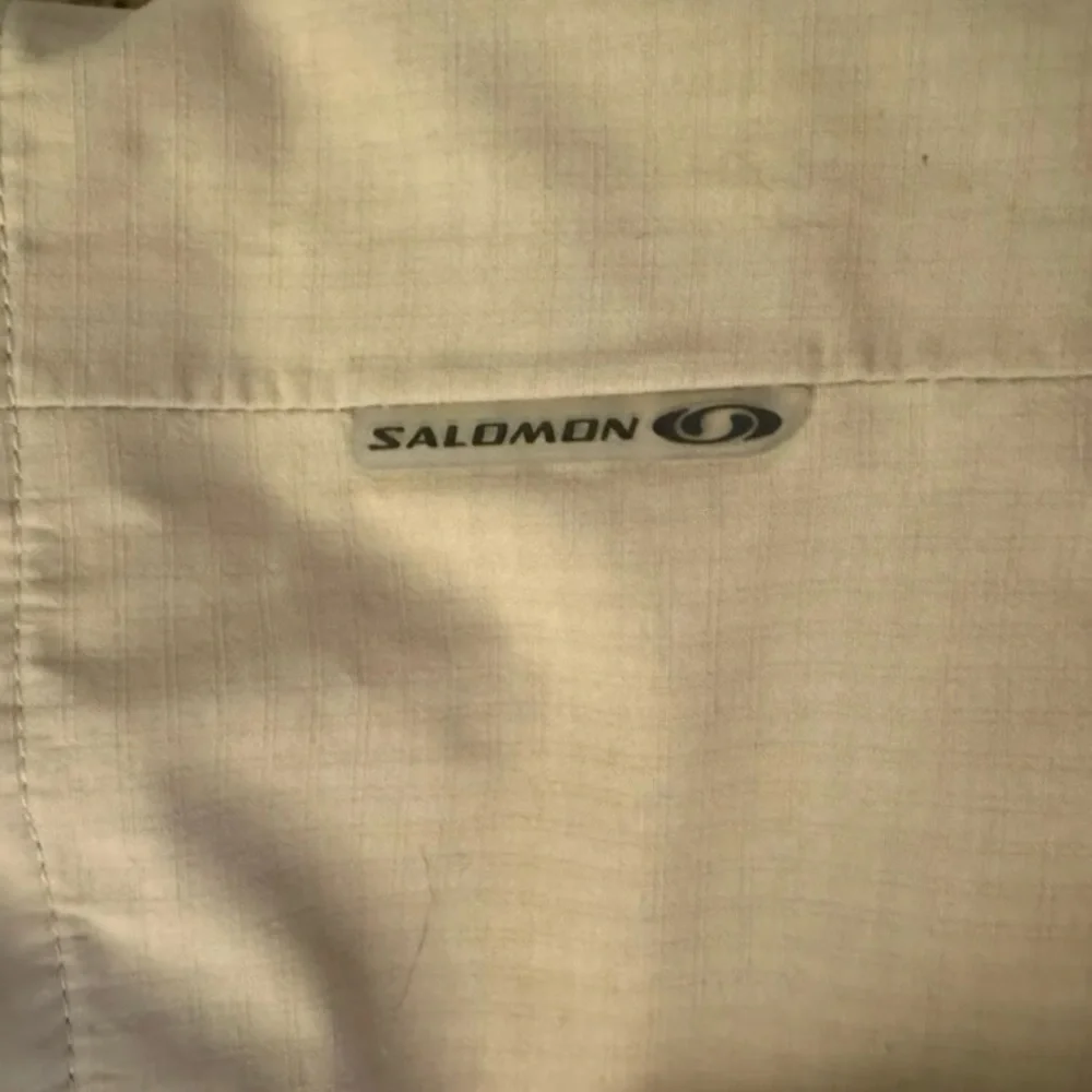 Salomon Advanced‎ Ski Snowboarding Men Unisex Pants Tan Logo Size 6